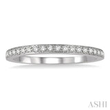 1/6 Ctw Diamond Band in 14K White Gold