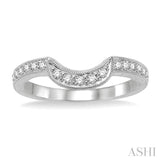 1/5 Ctw Diamond Matching Wedding Band in 14K White Gold