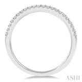 1/6 Ctw Round Cut Diamond Wedding Band in 14K White Gold