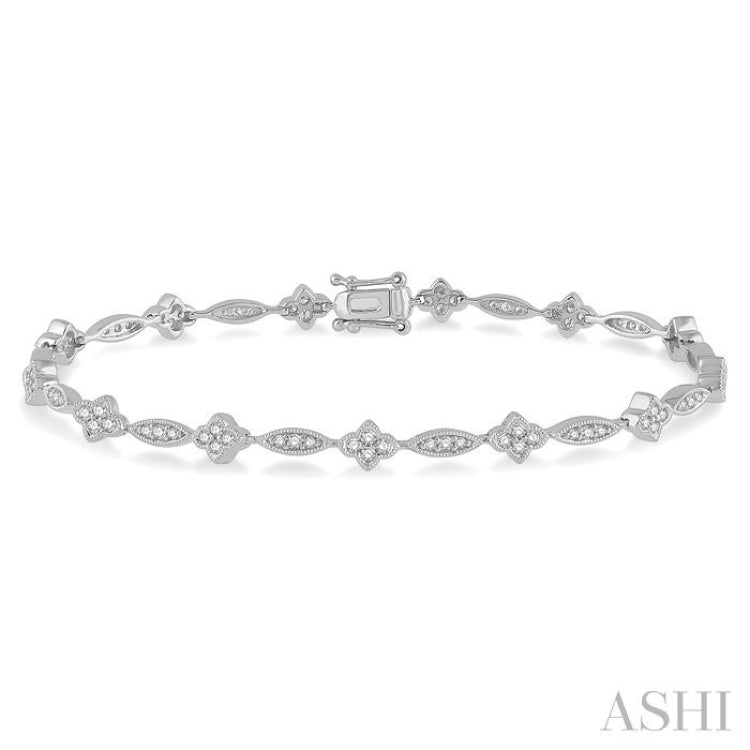 Dainty Fancy Shape Diamond Bracelet